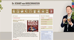Desktop Screenshot of hirschhausen.com